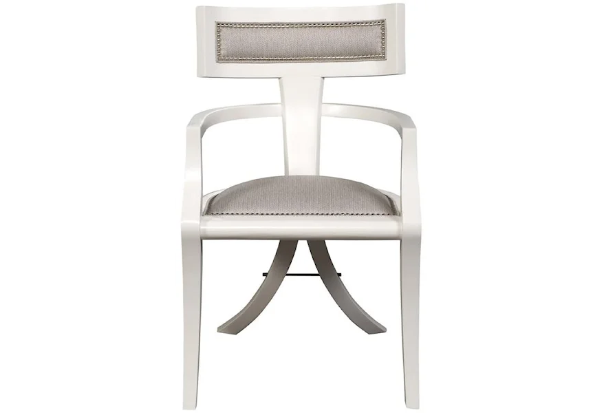 Thom Filicia Home Collection Dining Arm Chair by Vanguard Furniture at Esprit Decor Home Furnishings